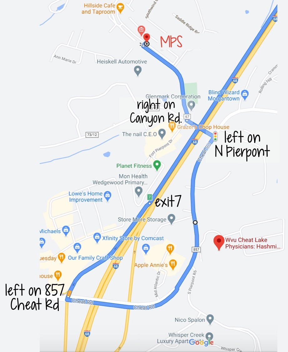 mps maps morgantown